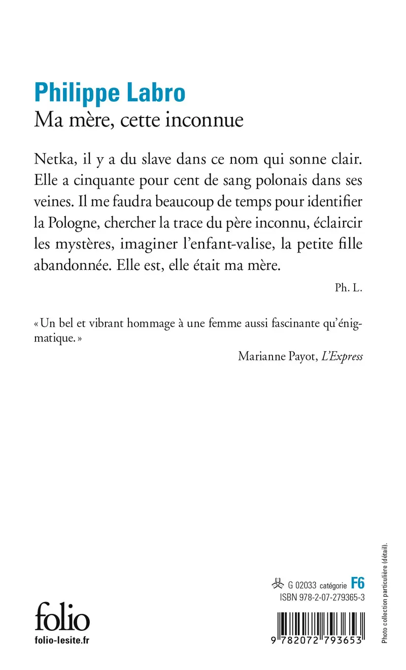 Ma mère, cette inconnue - Philippe Labro