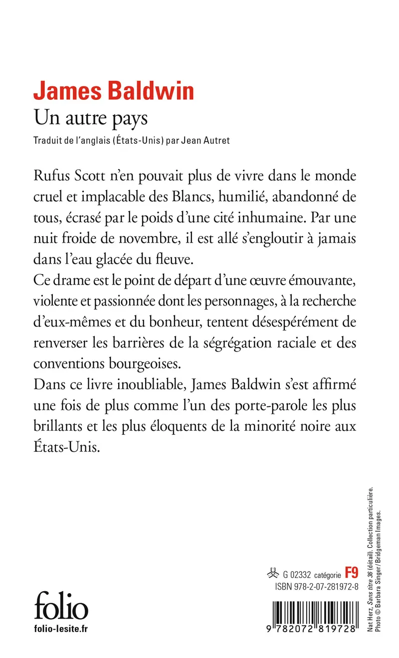 Un autre pays - James Baldwin