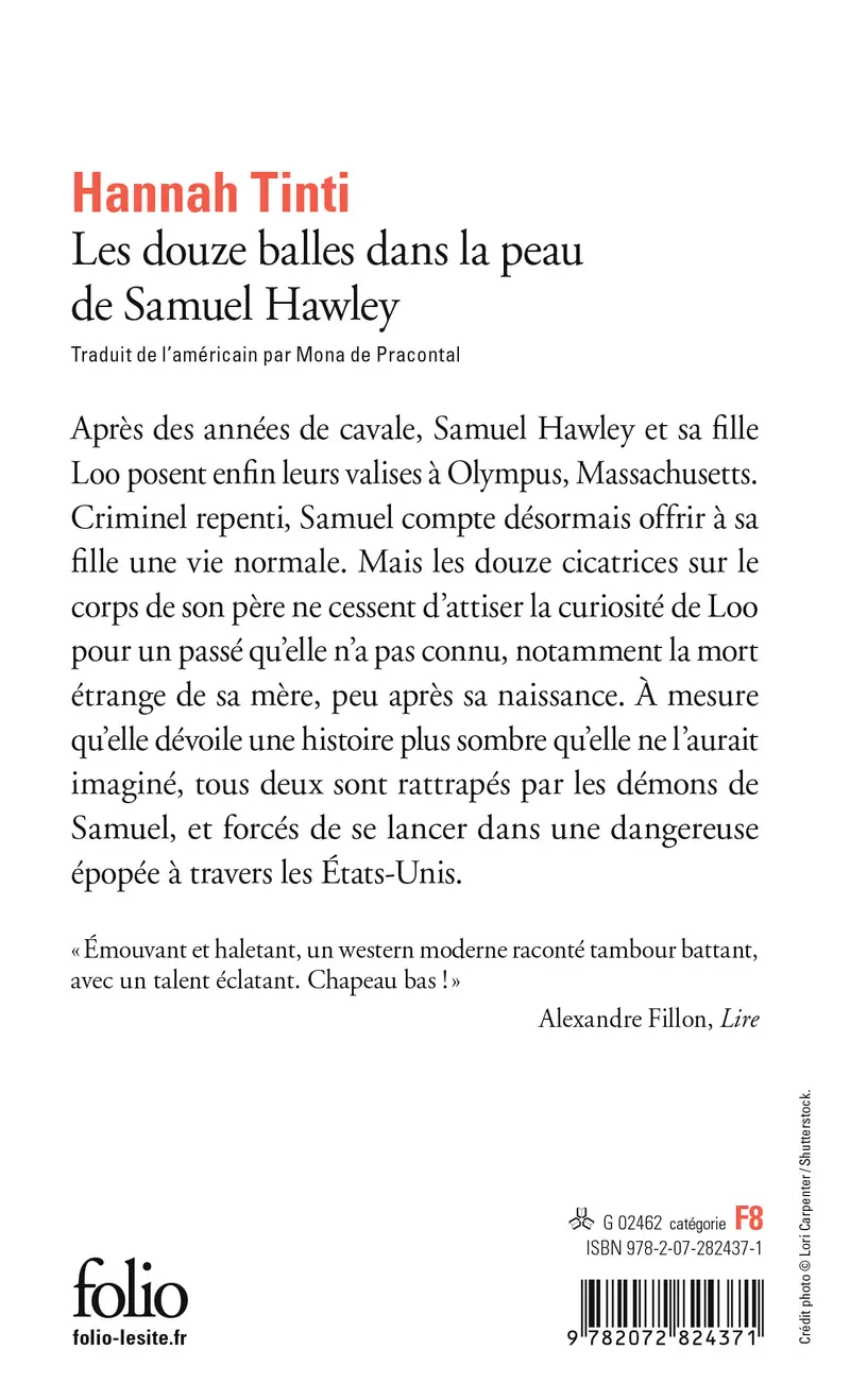 Les douze balles dans la peau de Samuel Hawley - Hannah Tinti