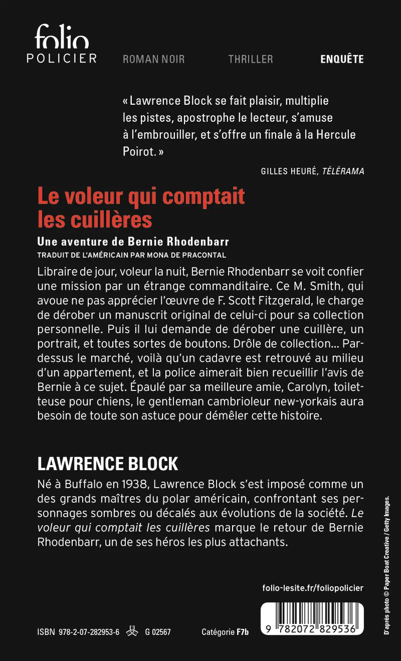 Le voleur qui comptait les cuillères - Lawrence Block