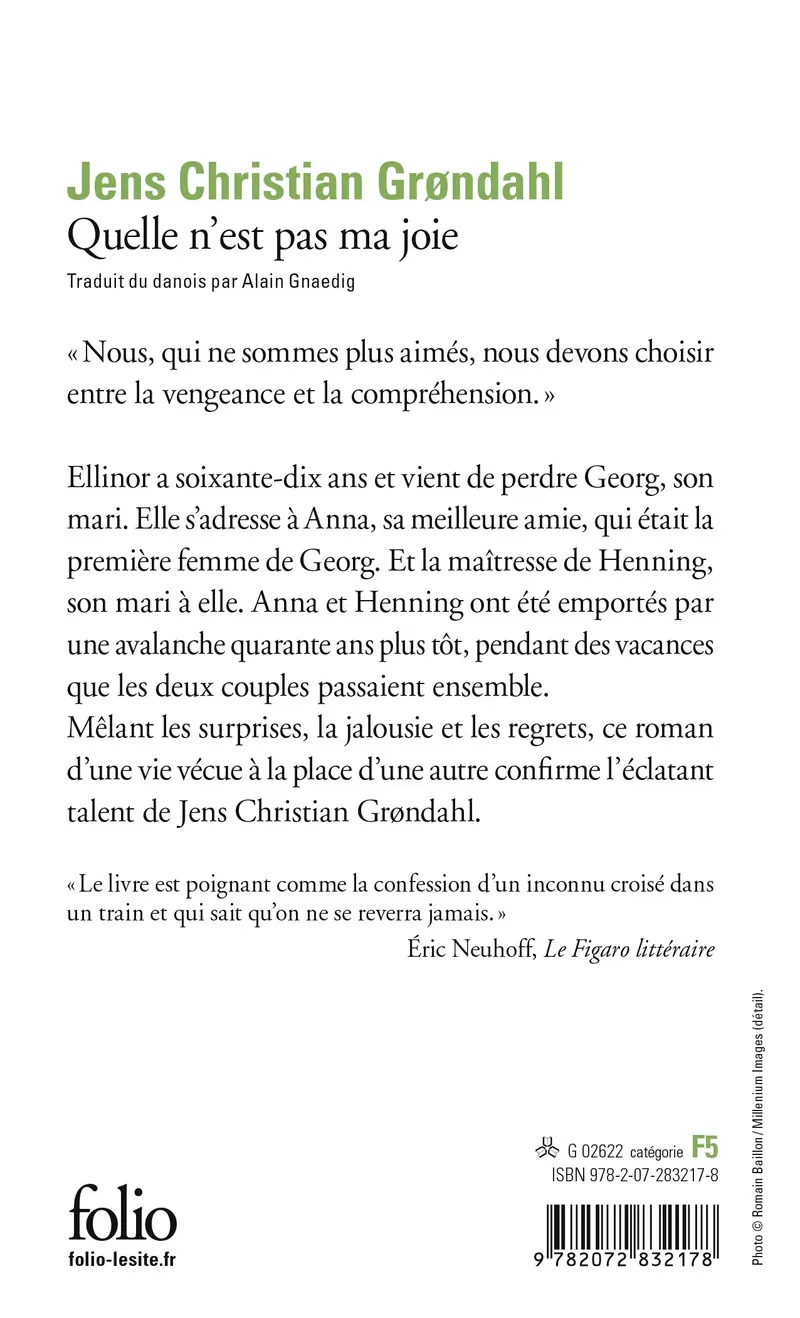 Quelle n'est pas ma joie - Jens Christian Grøndahl
