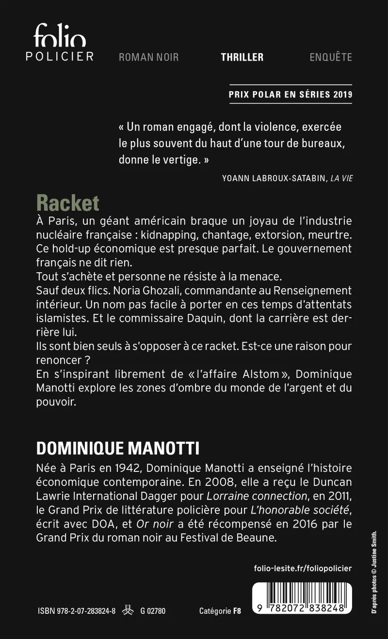 Racket - Dominique Manotti