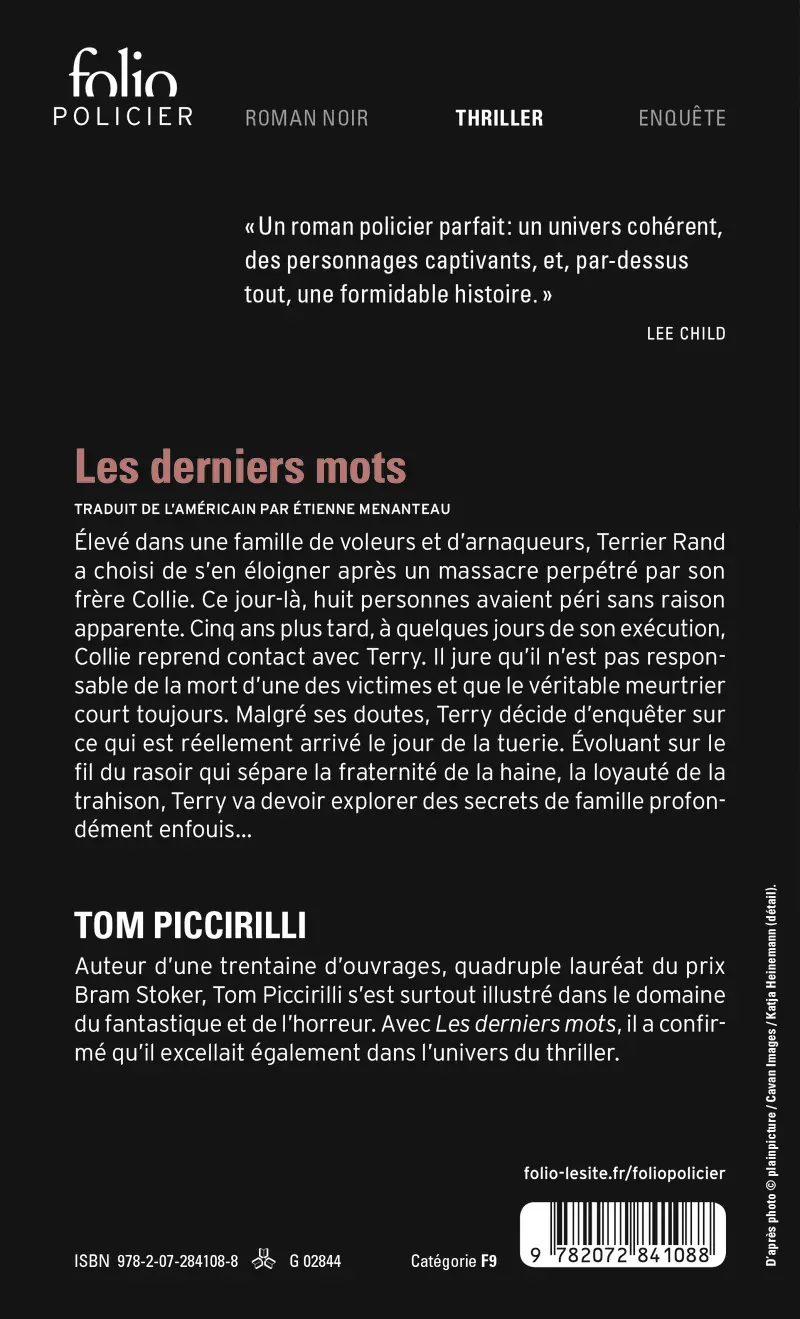 Les derniers mots - Tom Piccirilli