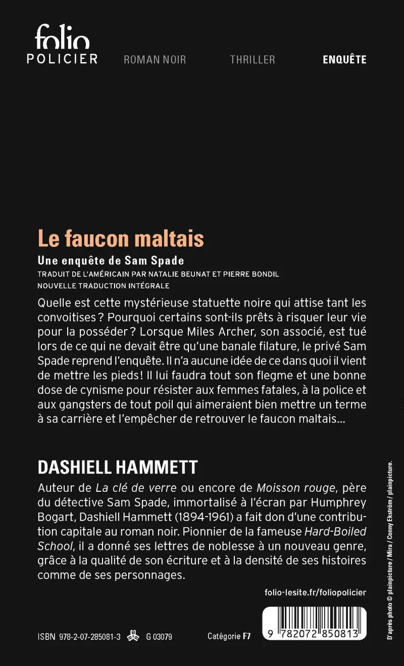 Le faucon maltais - Dashiell Hammett