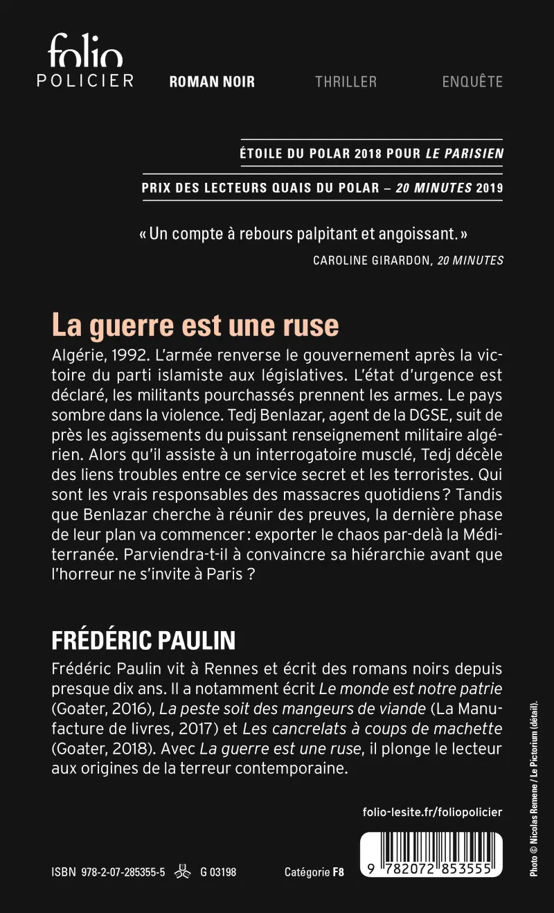 La guerre est une ruse - Frédéric Paulin