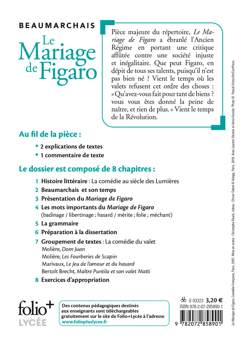 Le Mariage de Figaro - Beaumarchais