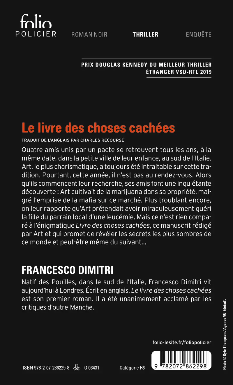 Le livre des choses cachées - Francesco Dimitri