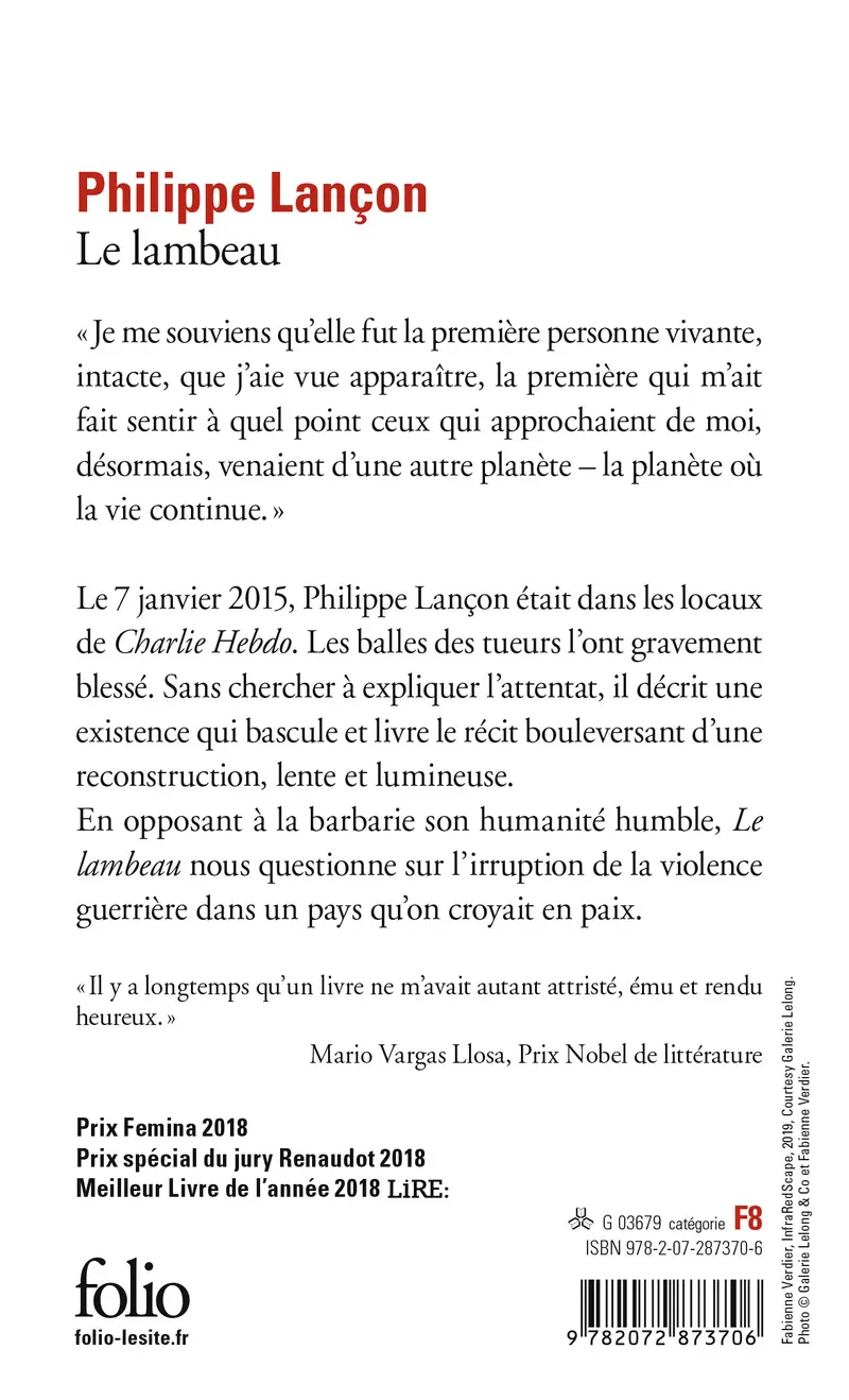 Le lambeau - Philippe Lançon