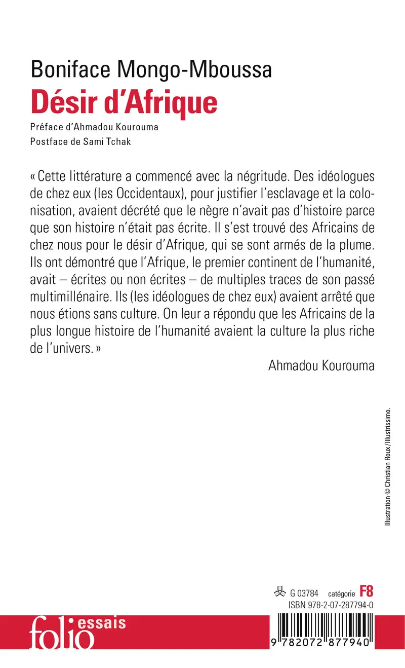 Désir d'Afrique - Boniface Mongo-Mboussa