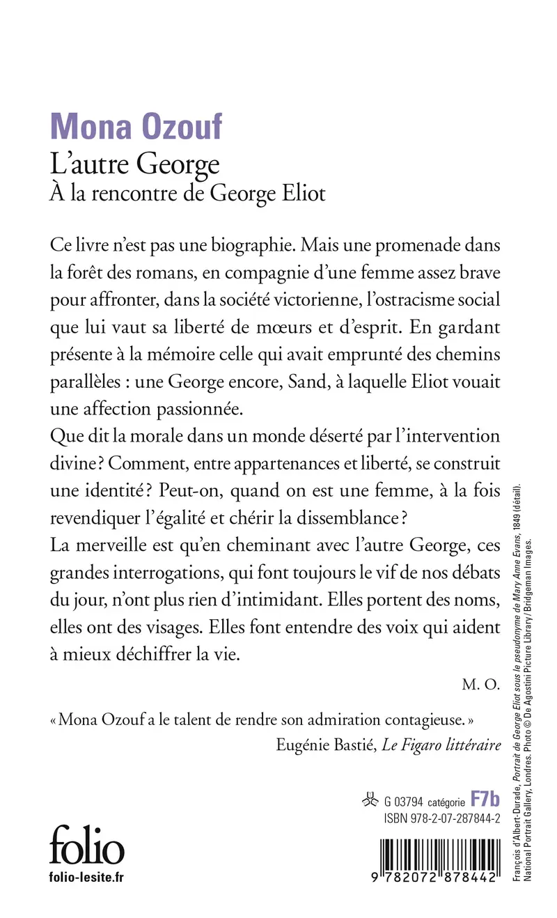 L'autre George - Mona Ozouf