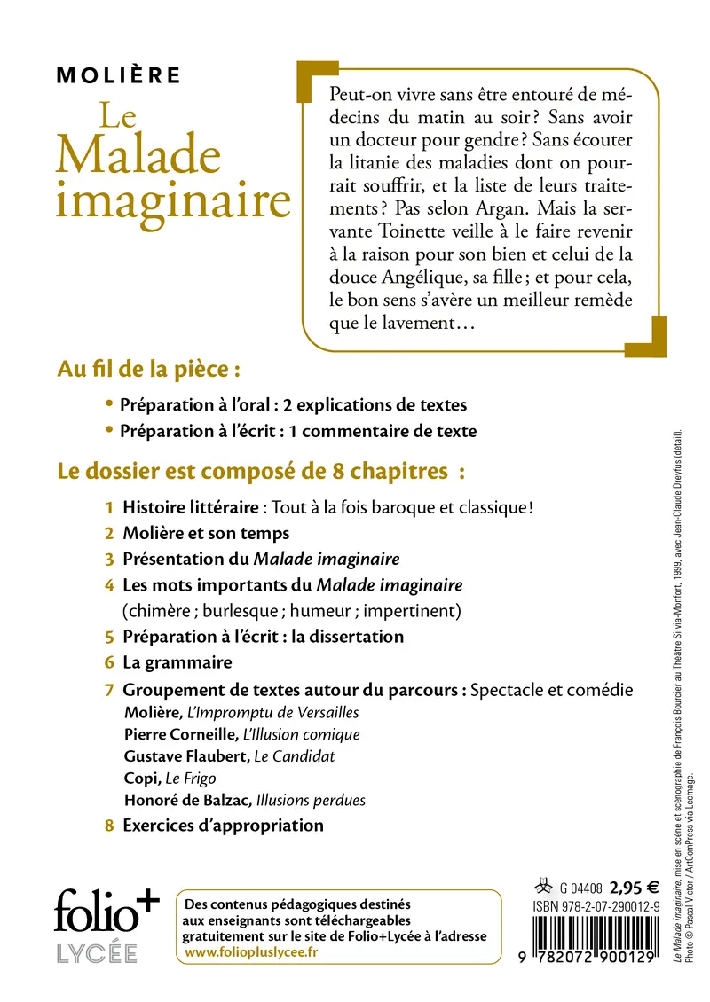 Le Malade imaginaire - Bac 2024 - Molière