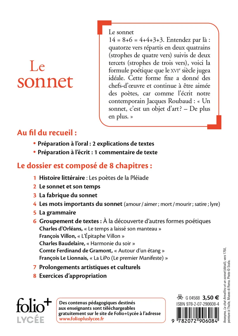 Le sonnet - Collectif