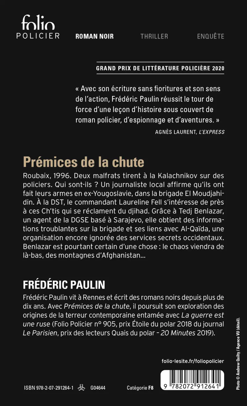 Prémices de la chute - Frédéric Paulin