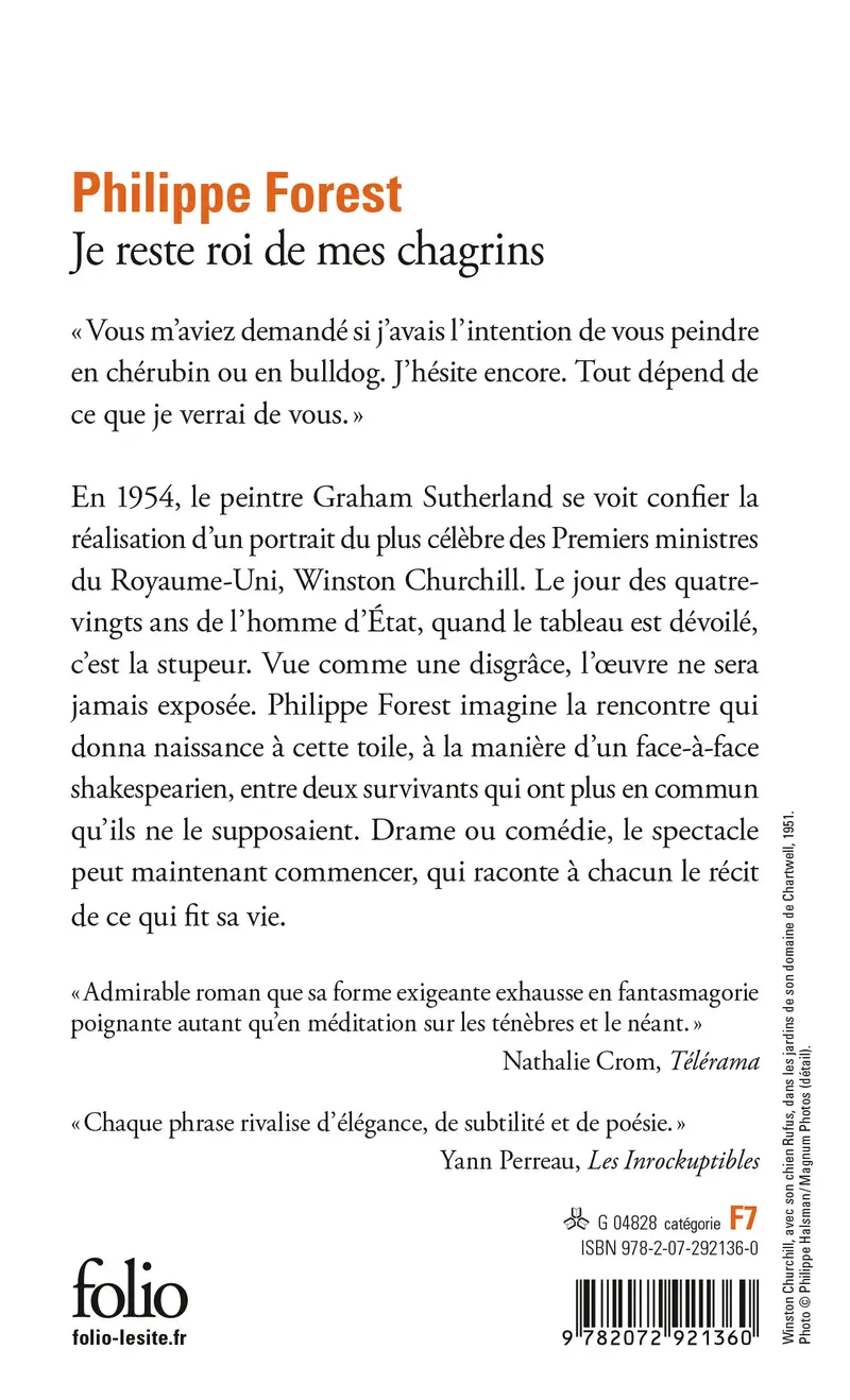 Je reste roi de mes chagrins - Philippe Forest