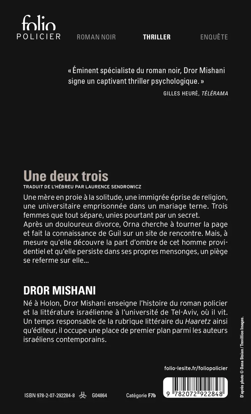 Une deux trois - Dror Mishani