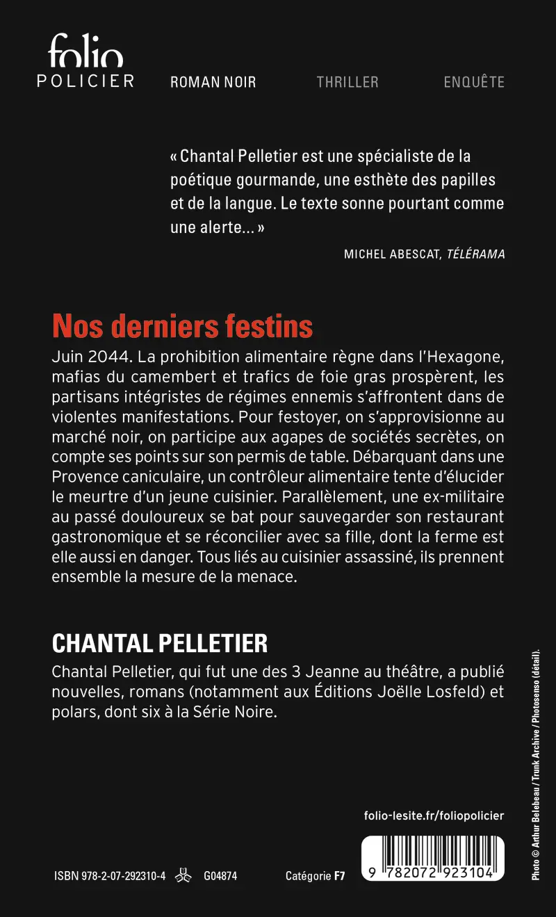 Nos derniers festins - Chantal Pelletier