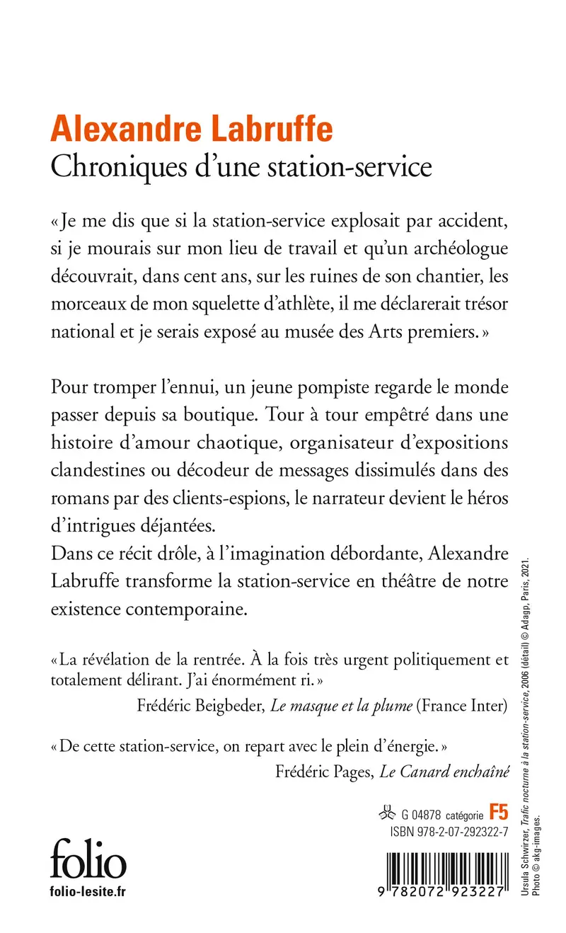 Chroniques d'une station-service - Alexandre Labruffe
