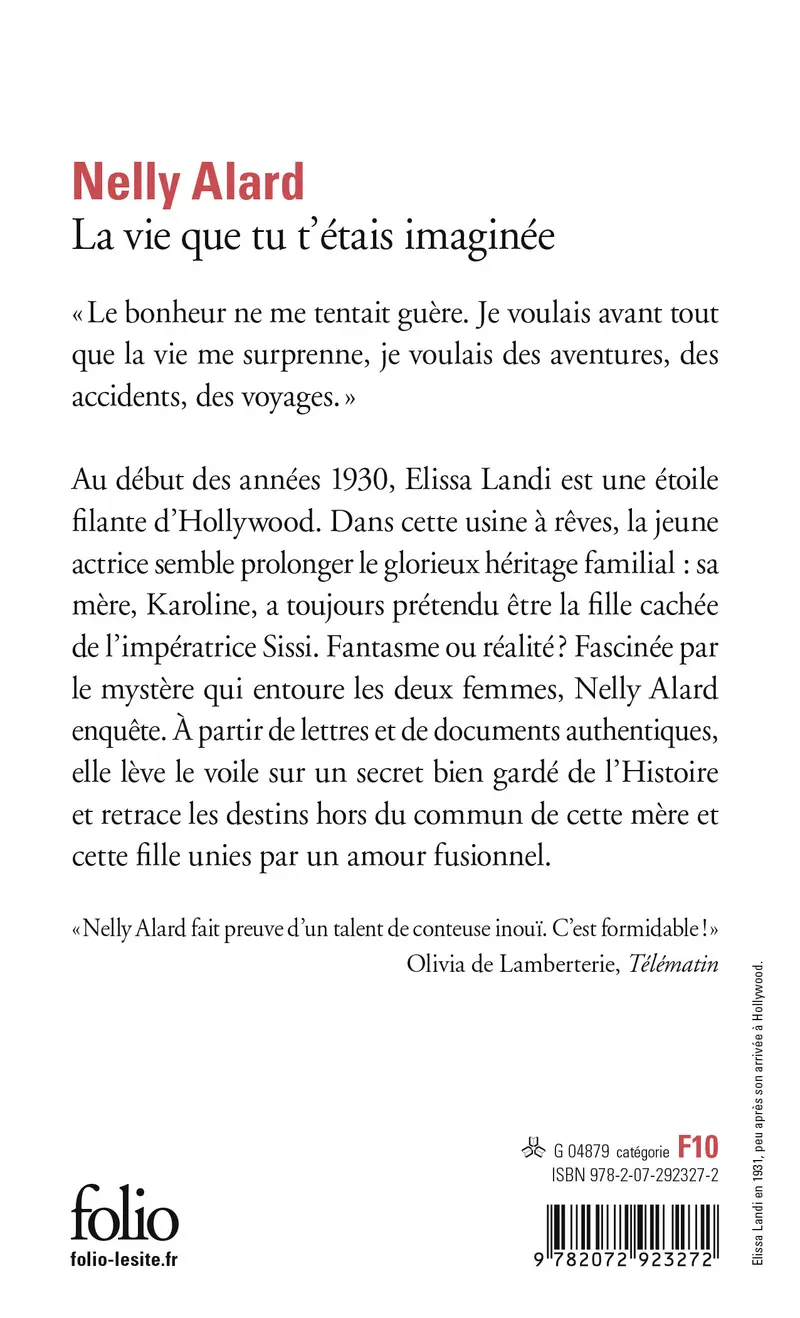 La vie que tu t'étais imaginée - Nelly Alard