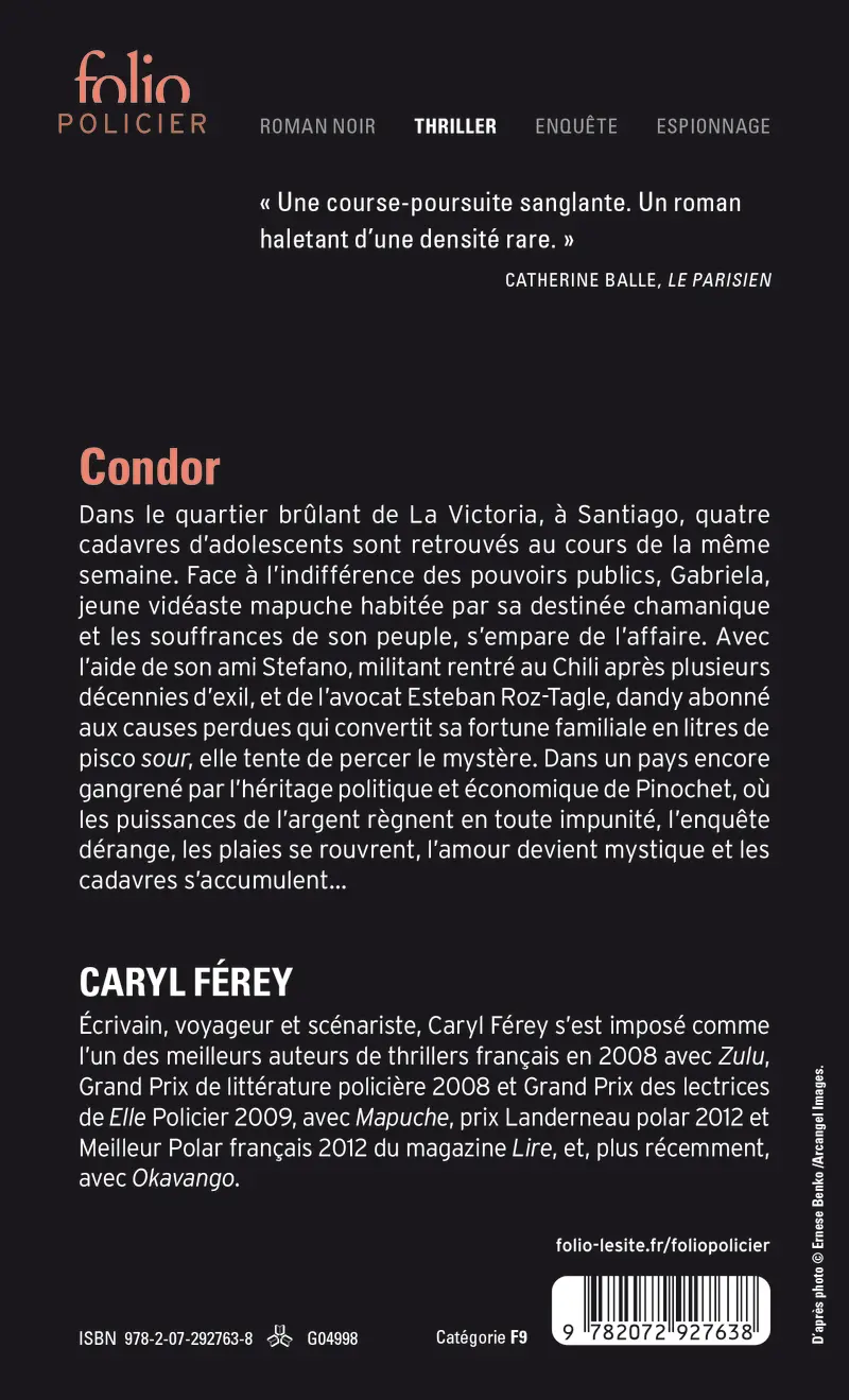 Condor - Caryl Férey