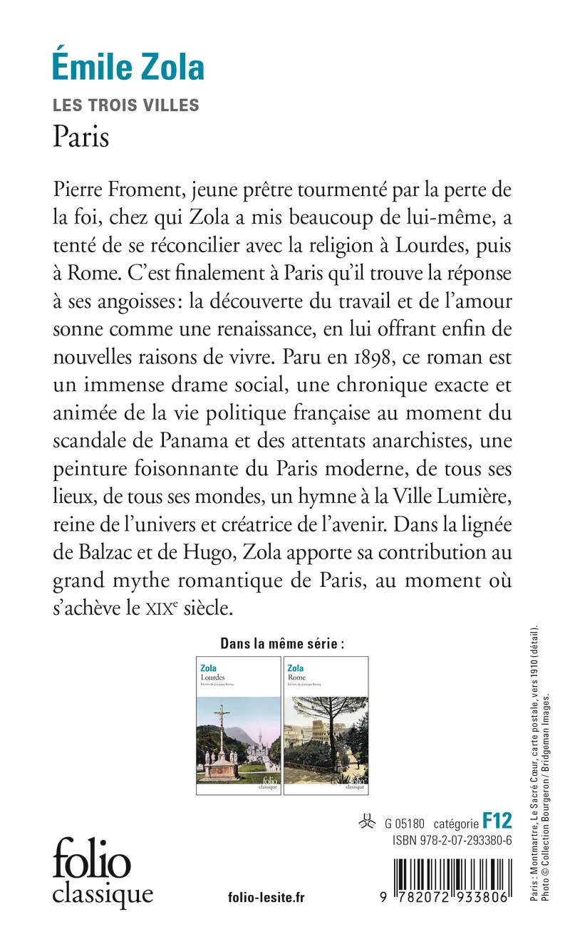 Paris - Émile Zola