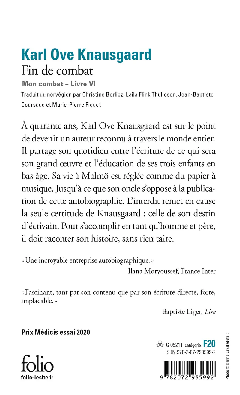 Fin de combat - Karl Ove Knausgaard