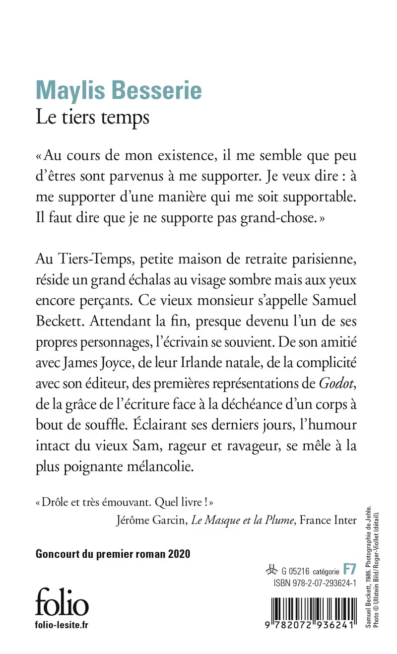 Le tiers temps - Maylis Besserie