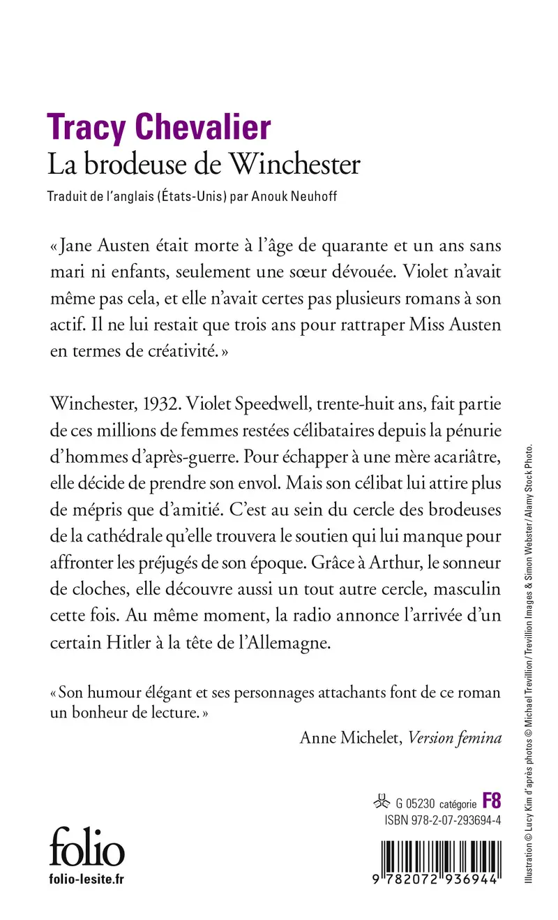 La brodeuse de Winchester - Tracy Chevalier