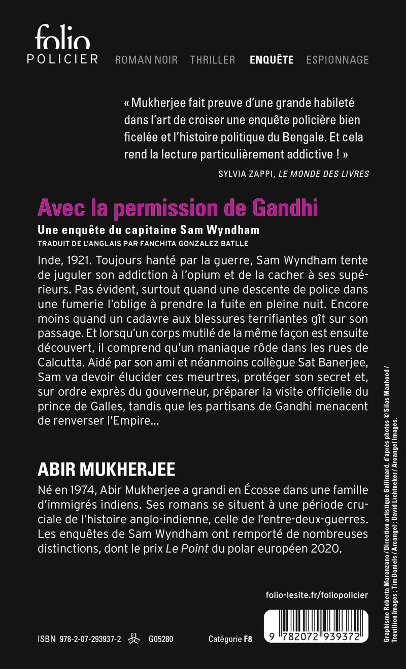 Avec la permission de Gandhi - Abir Mukherjee