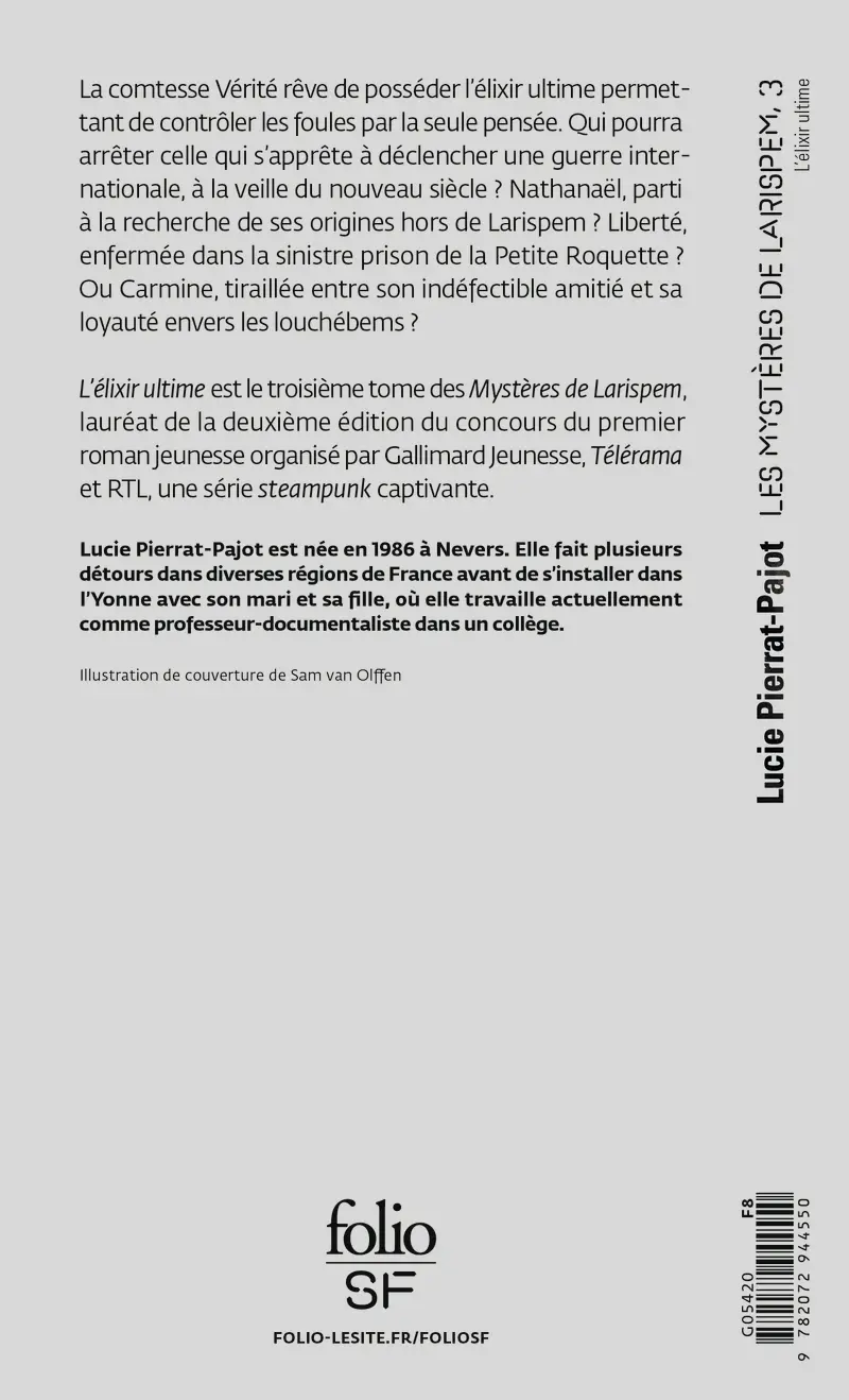 L'élixir ultime - Lucie Pierrat-Pajot