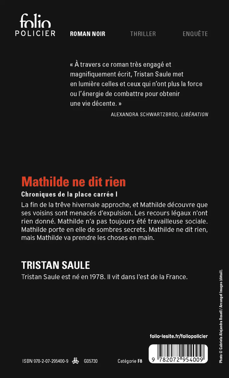 Mathilde ne dit rien - Tristan Saule