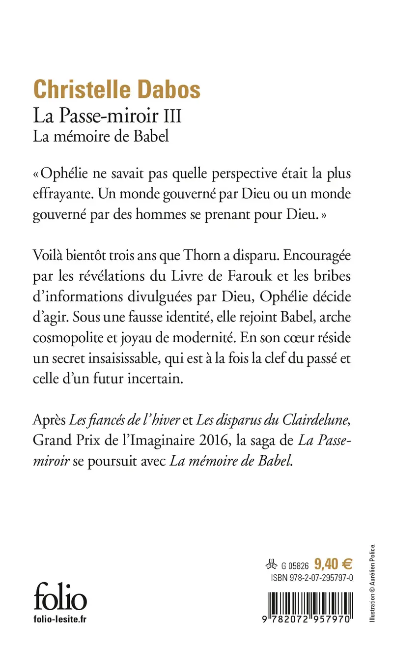 La mémoire de Babel - Christelle Dabos