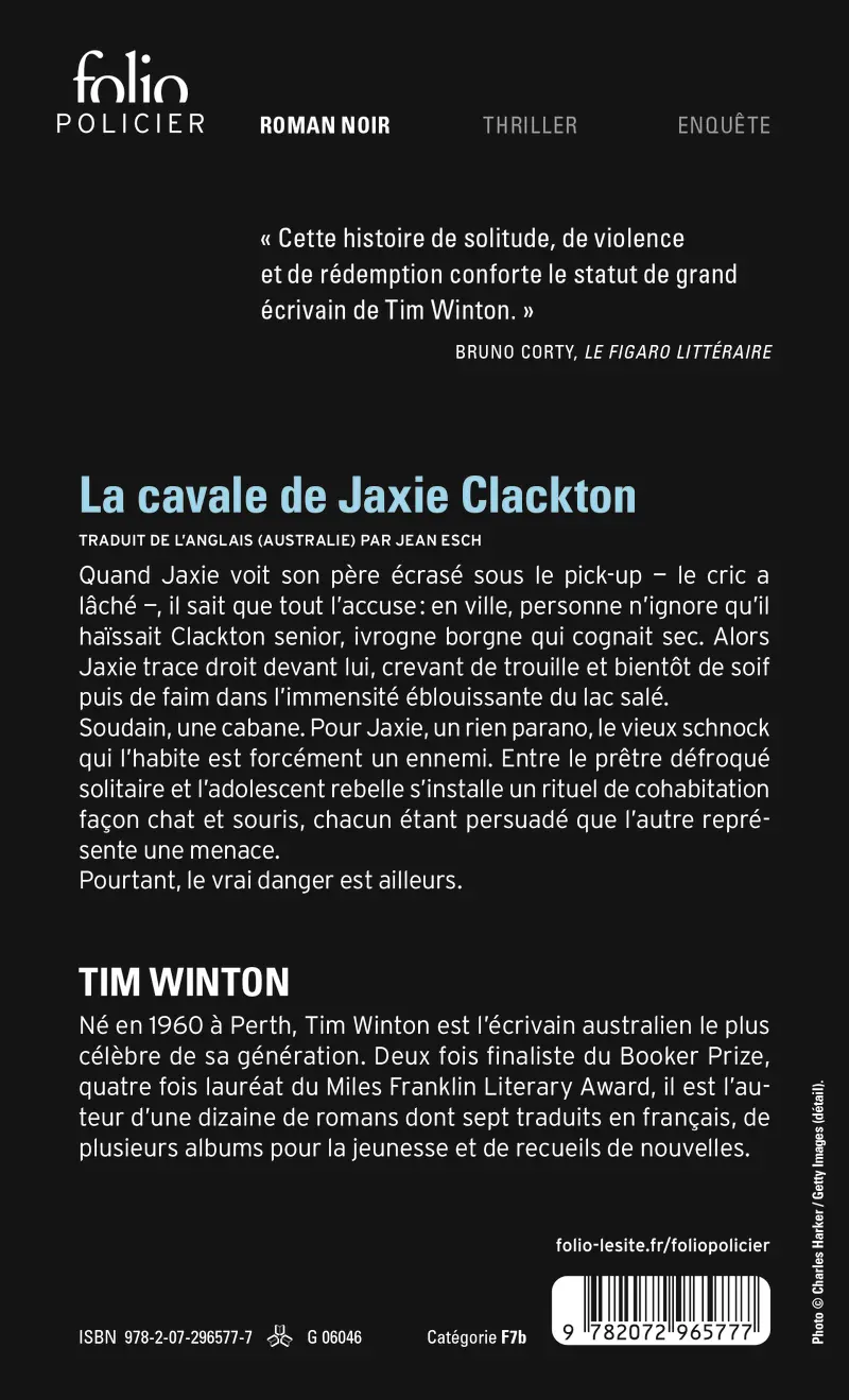 La cavale de Jaxie Clackton - Tim Winton