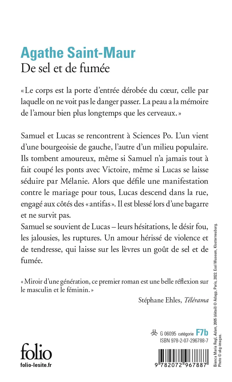 De sel et de fumée - Agathe Saint-Maur