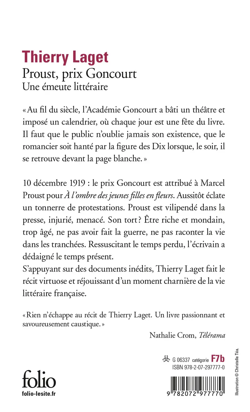 Proust, prix Goncourt - Thierry Laget