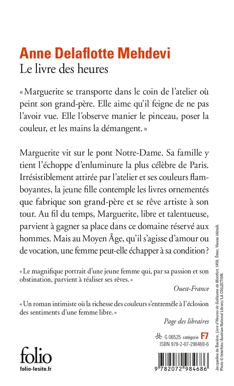 Le livre des heures - Anne Delaflotte Mehdevi