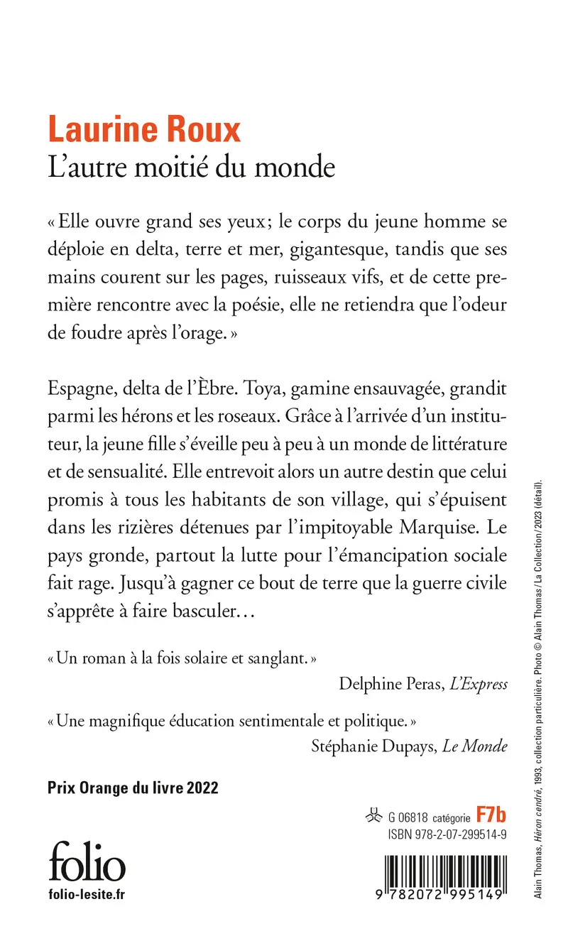 L'autre moitié du monde - Laurine Roux