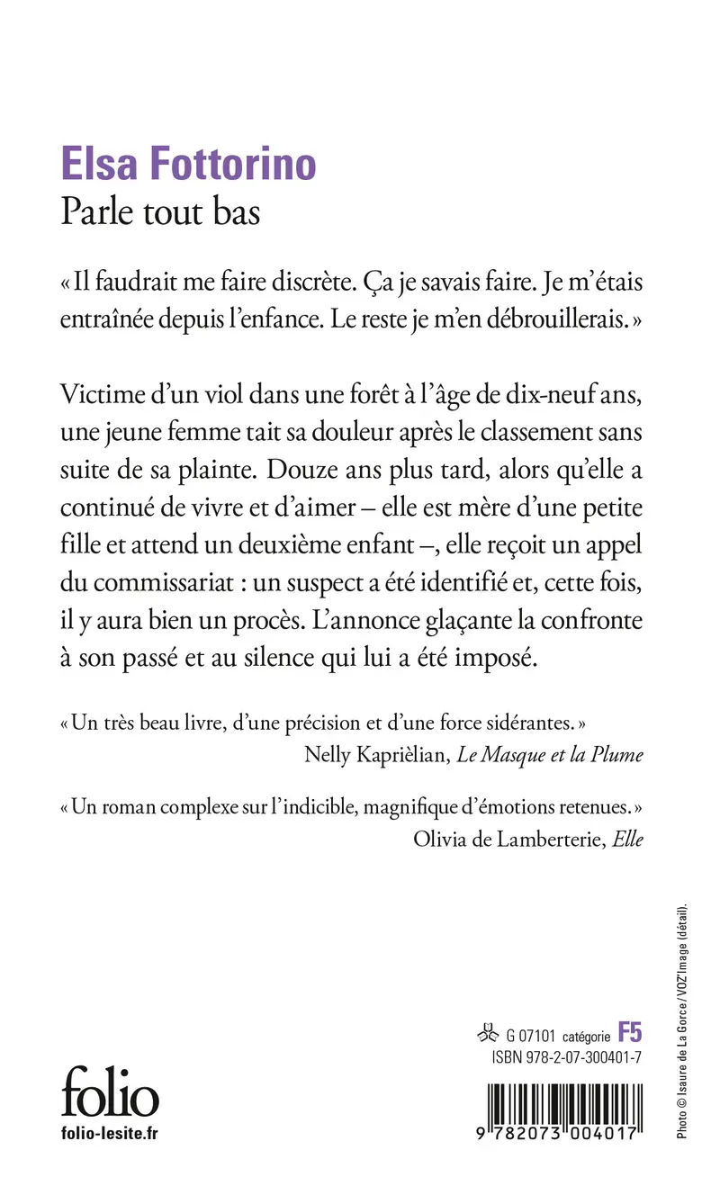 Parle tout bas - Elsa Fottorino