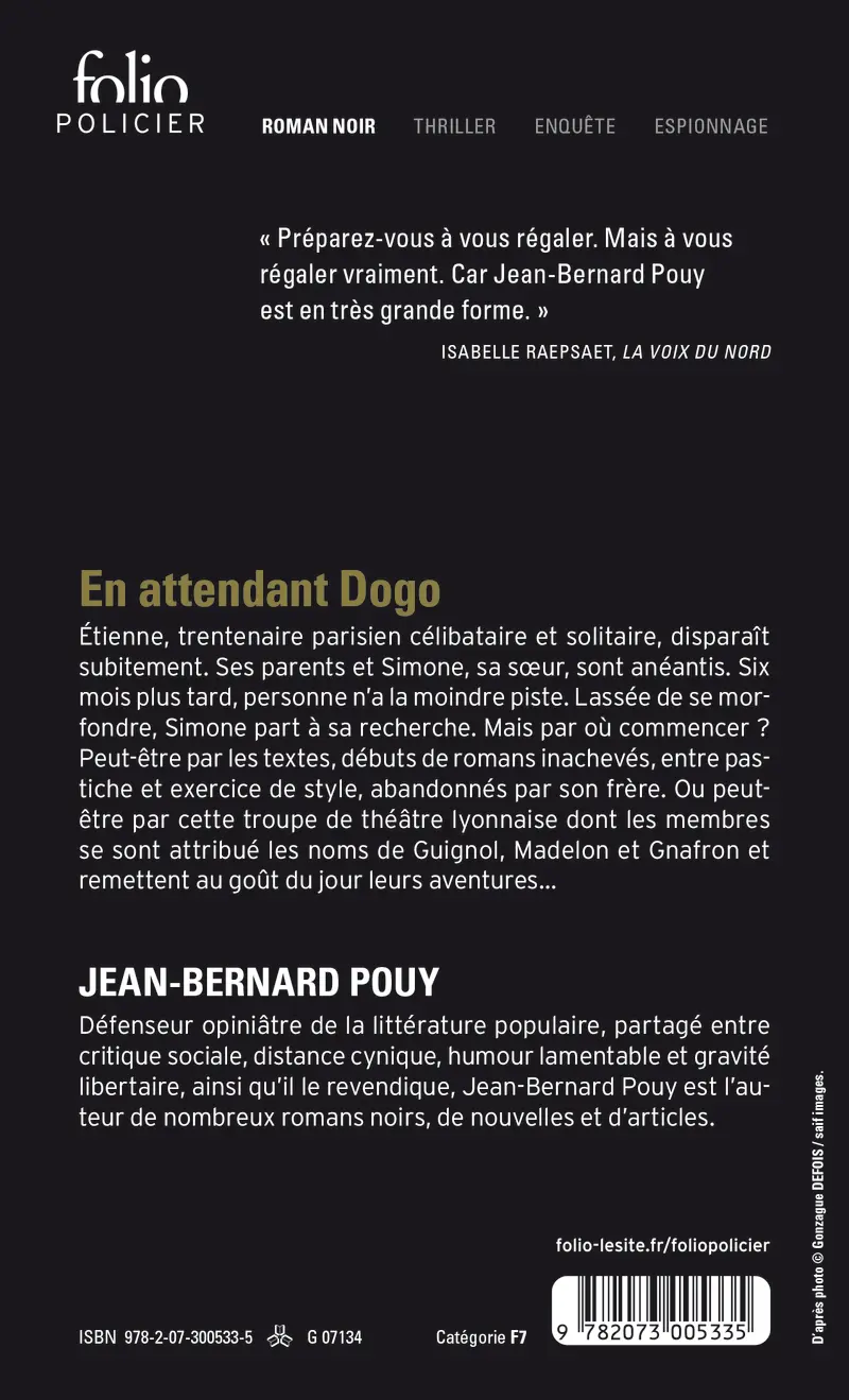 En attendant Dogo - Jean-Bernard Pouy