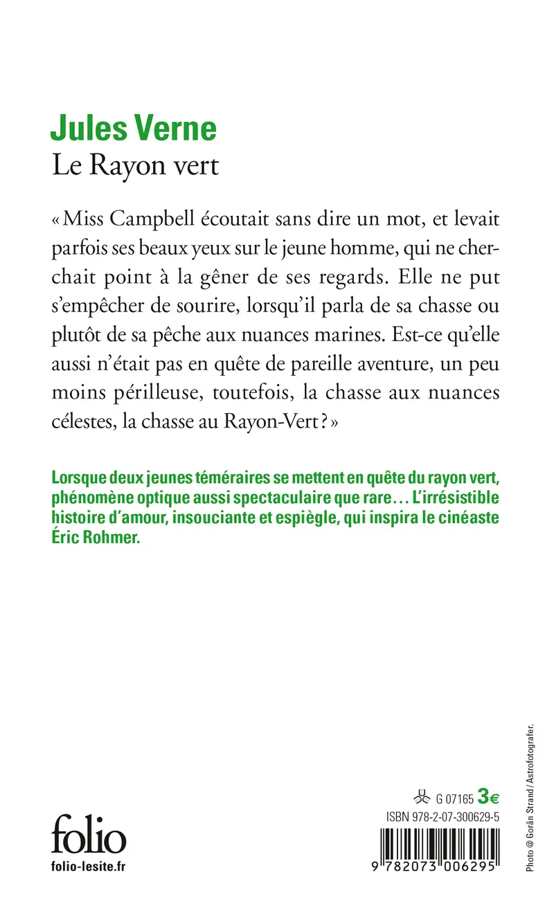Le Rayon vert - Jules Verne
