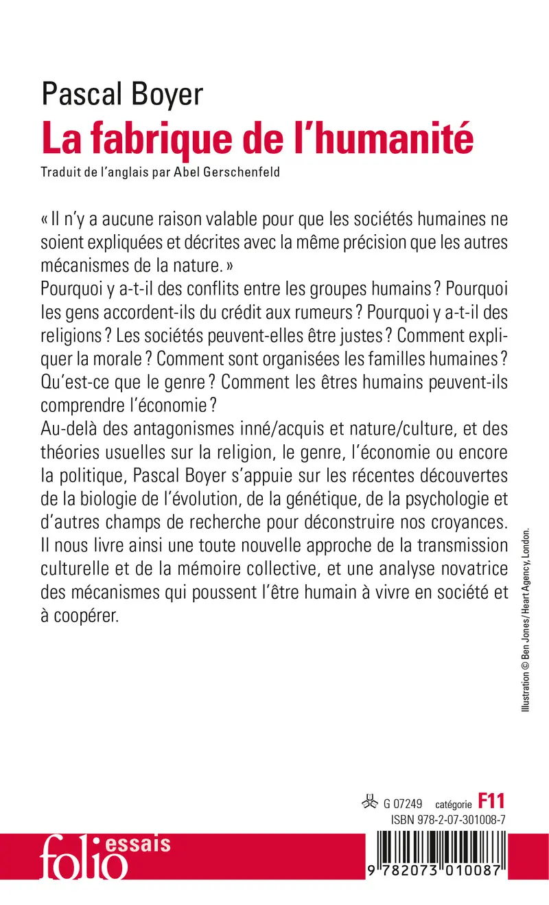 La fabrique de l'humanité - Pascal Boyer