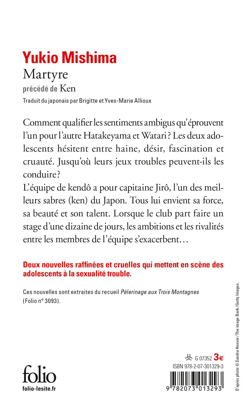 Martyre précédé de Ken - Yukio Mishima