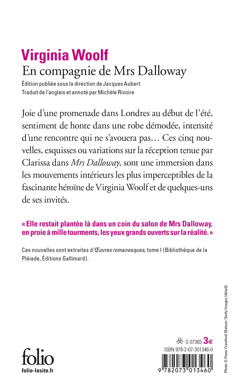 En compagnie de Mrs Dalloway - Virginia Woolf