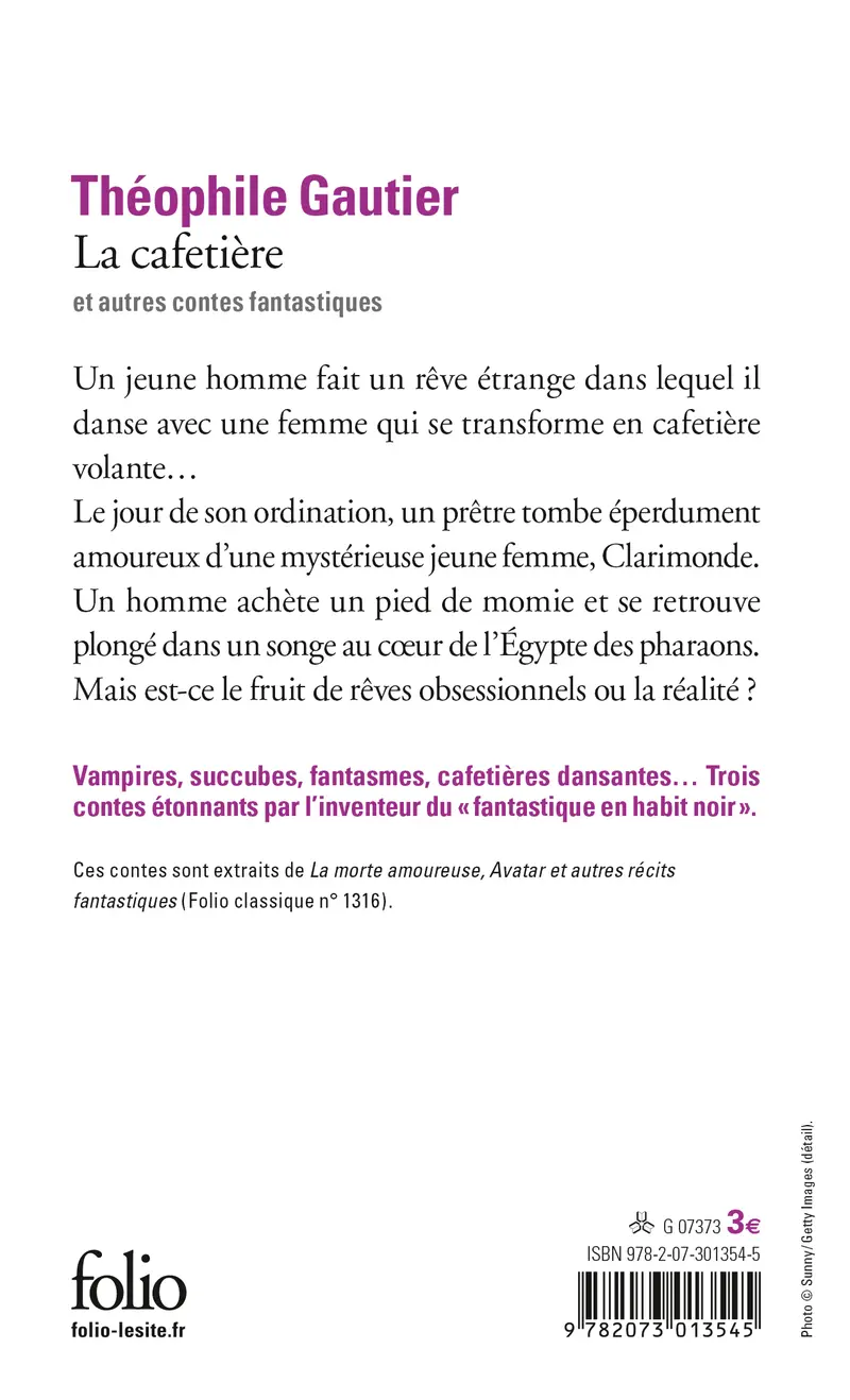 La cafetière et autres contes fantastiques - Théophile Gautier