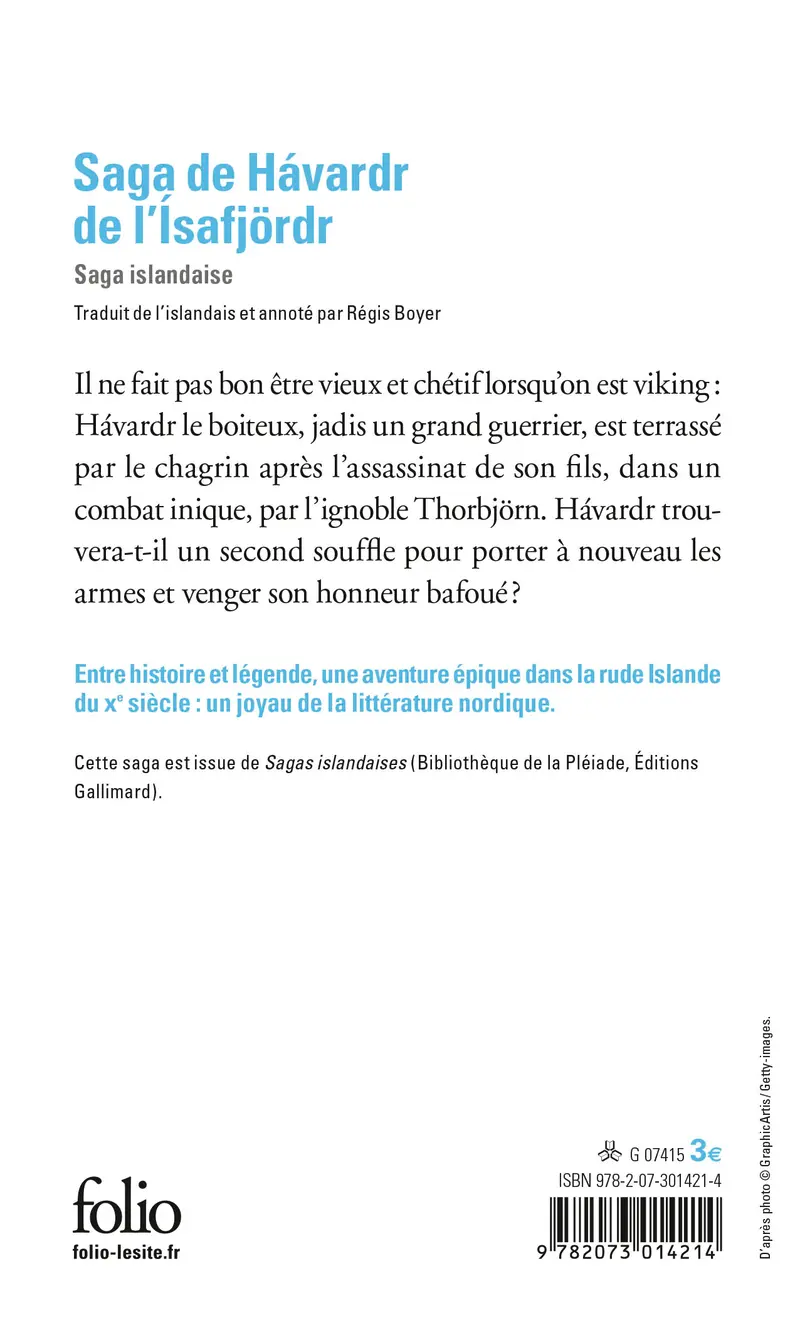 Saga de Hávardr de l'Ísafjörd - Anonymes