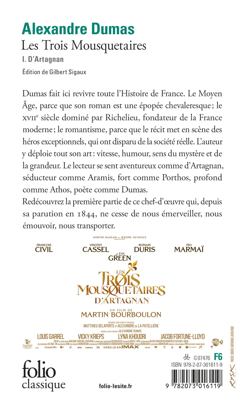 Les Trois Mousquetaires - Alexandre Dumas