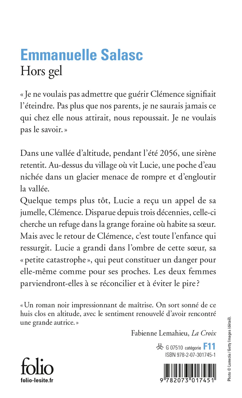 Hors gel - Emmanuelle Salasc
