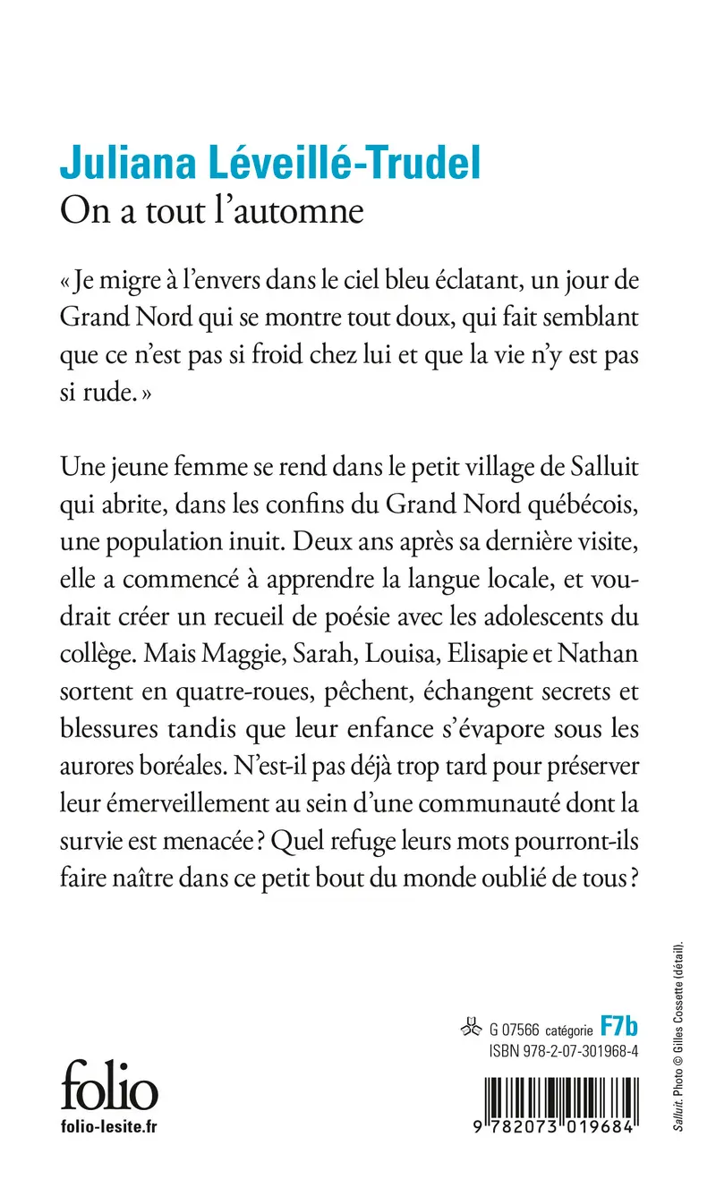 On a tout l'automne - Juliana Léveillé-Trudel