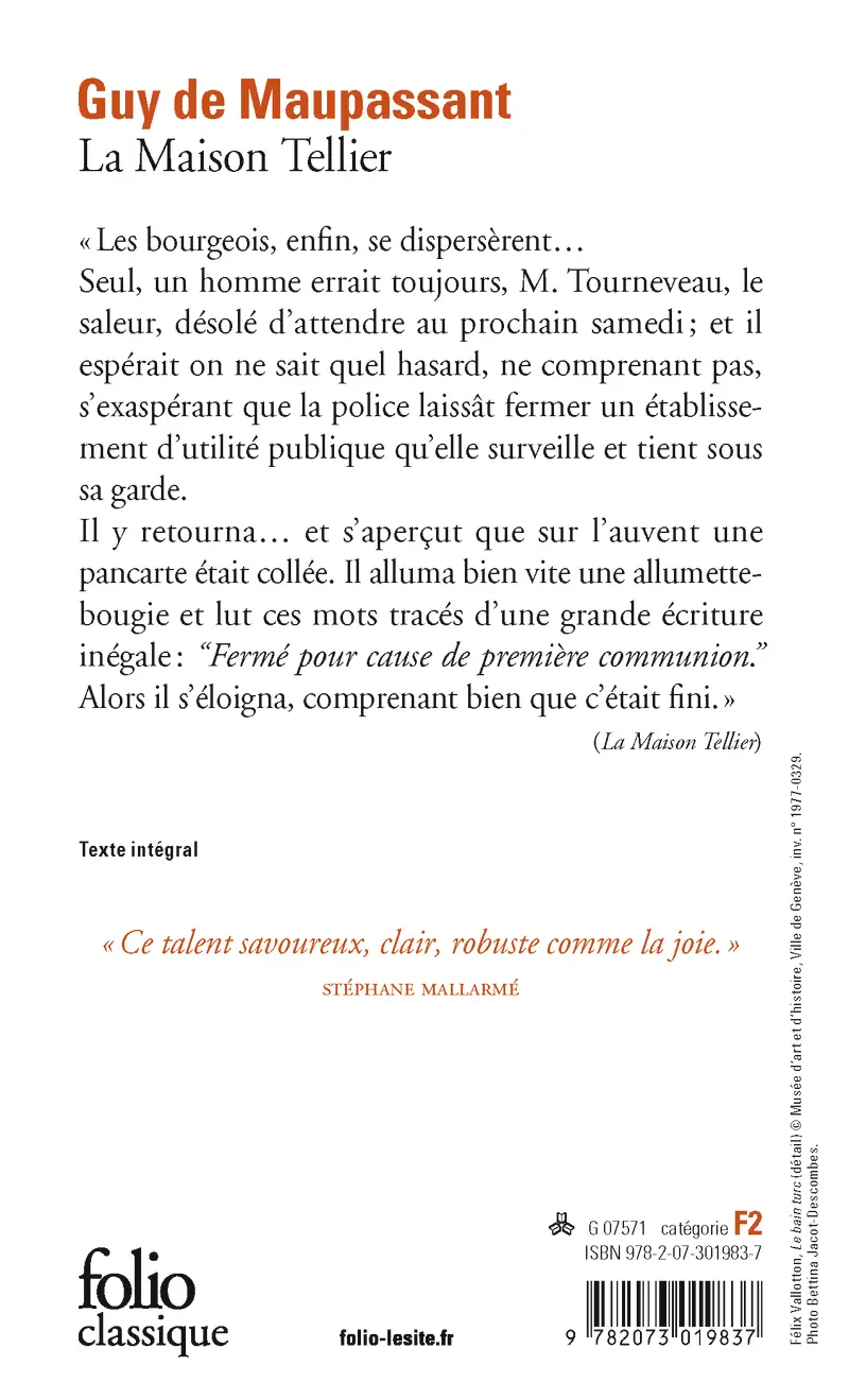 La Maison Tellier – Une partie de campagne et autres nouvelles - Guy de Maupassant