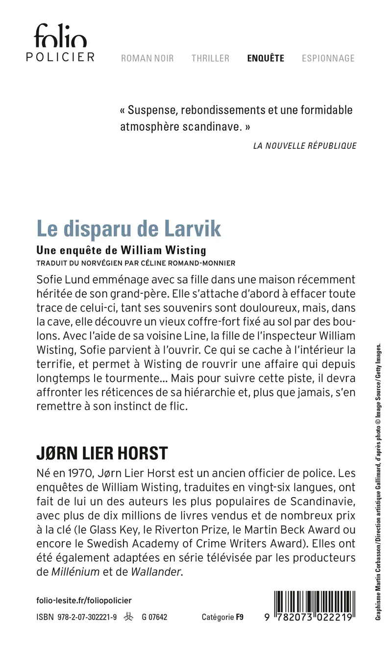 Le disparu de Larvik - Jørn Lier Horst