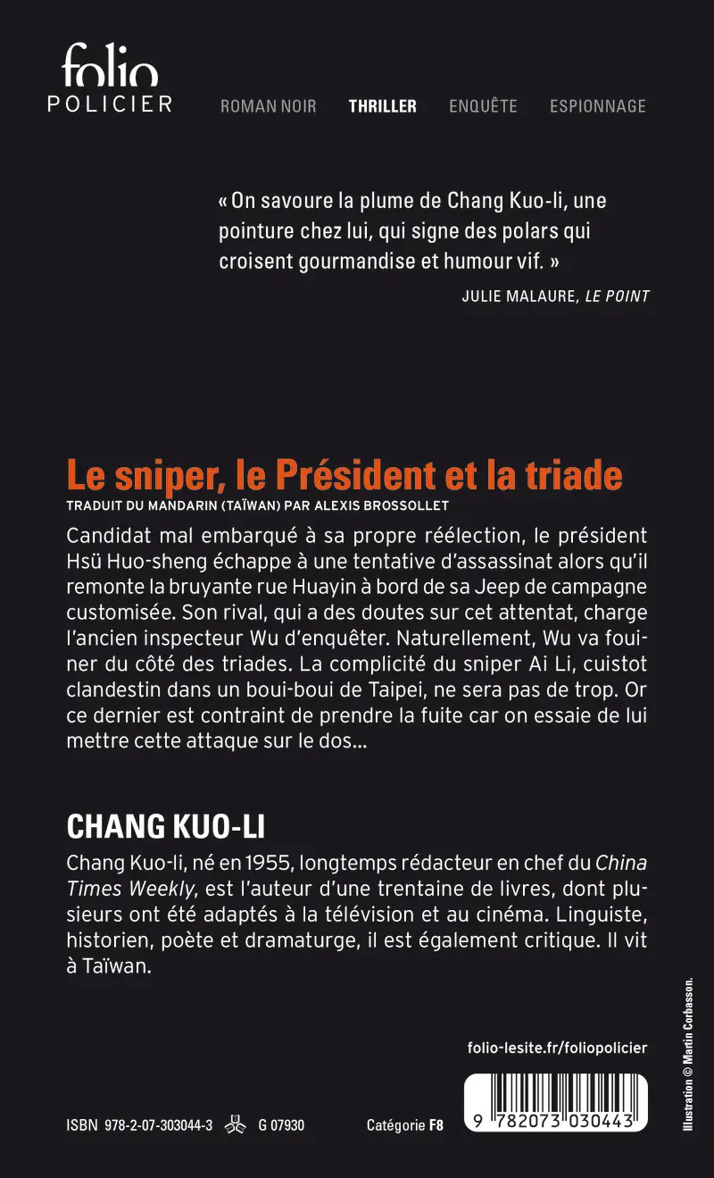 Le sniper, le président et la triade - Chang Kuo-Li
